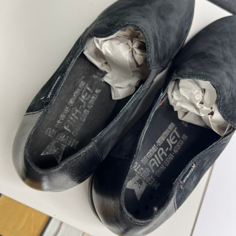 Mephisto Women's Loafers Size 7 Black Romea Leather Slip On Comfort - Picture 9 of 12